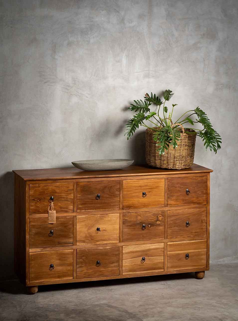 Sri Lankan handcrafted piece — rattan chair